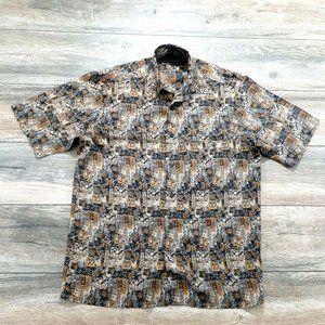 David Taylor Mens Short Sleeve Shirt Small Business Office Work Casual Vacation